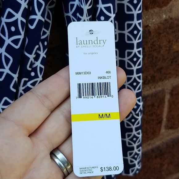 Laundry by Shelli Segal Wrap Dress NWT Sz M - Picture 5 of 6